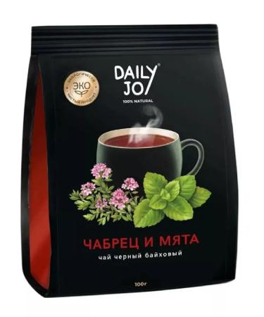 Black tea Black baykhovy tea "thyme and mint" 100 g