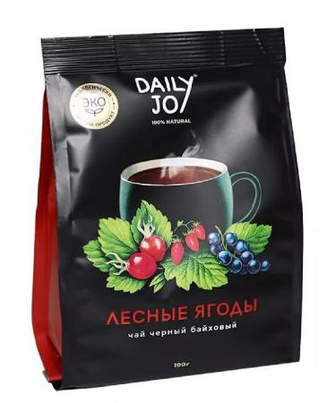 Black tea Tea black baychi forest berries 100 g