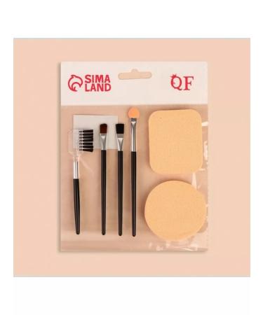 Glitter gulch Makeup set 6 objects black beige 2 pcs 2 pcs - Buy Online on GoSupps.com