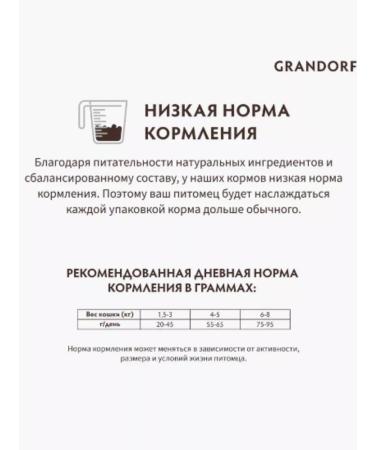 Grandorf Dry food for domestic cats lambs and turkey 2kg - Buy Online on GoSupps.com