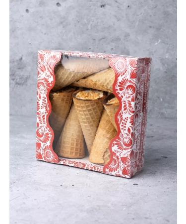 SWEETS OF THE VOLGA REGION Cookies Waffle horn with souffli and arachis 2pc x 350g - Buy Online on GoSupps.com