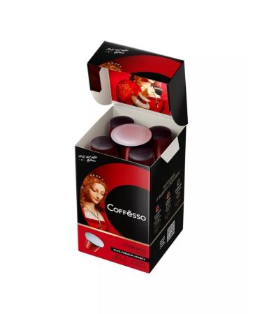 COFFESSO Coffee in Italiano capsules 100% Premium Arabica 20 kap - Buy Online on GoSupps.com
