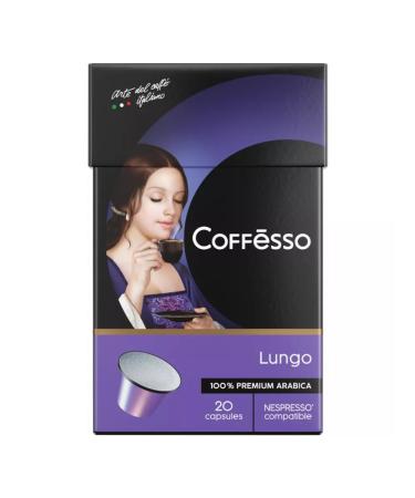 COFFESSO Coffee in the capsules of Lungo Blend 20pcs - Buy Online on GoSupps.com
