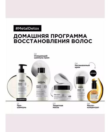 L'Oreal Professionnel Metal Detox hair shampoo restoration250 ml - Buy Online on GoSupps.com
