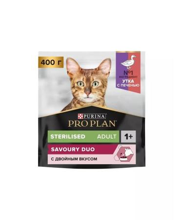 PRO PLAN Feed for sterilized cats duck with a liver of 400g