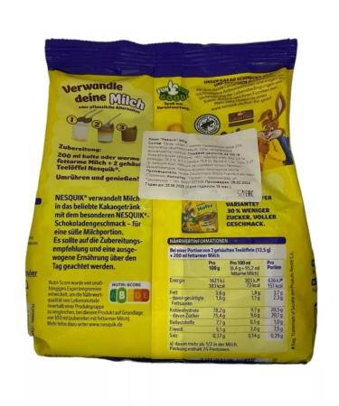 Nesquik Cocoa Nesvik is soluble 2 pcs 350 g Germany - Buy Online on GoSupps.com