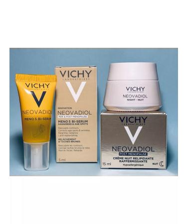Vichy NEOVADIOL set of menopause night cream and serum