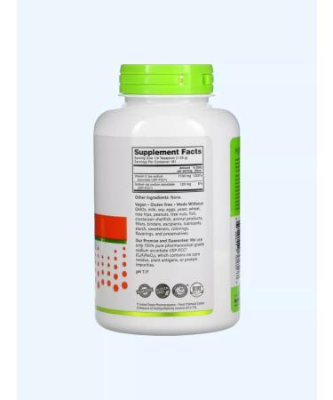 NutriBiotic Sodium Ascorbat Sodium ascorbate 227 g - Buy Online on GoSupps.com