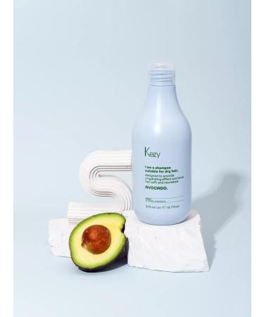 KEZY Shampoo with avocado extract for dry hair I am 375 ml - Buy Online on GoSupps.com