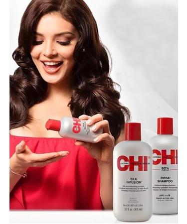 chi Nourishing air conditioner for all types of hair with silk Infra - Buy Online on GoSupps.com