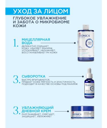 DEONICA Micellar water for removing makeup 5 in 1 cleansing 450 ml - Buy Online on GoSupps.com