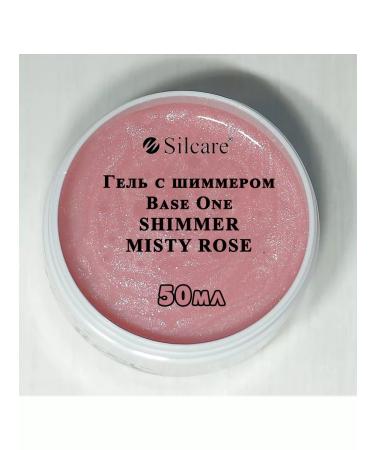 silcare Nail Gel Silkar with Shimmer Misty Rose 50 ml shimmer