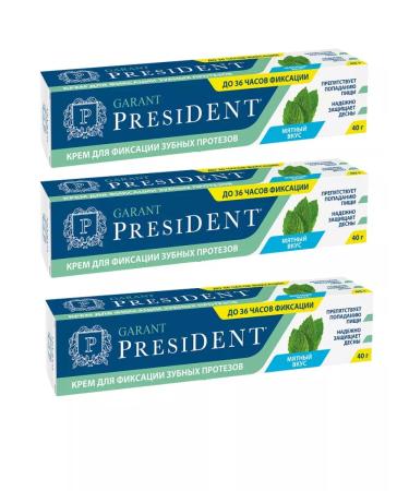 President Cream for fixing dentures 40 ml with mint 3UP