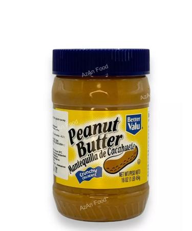 Better Value Arachis paste without sugar USA 454 gr - Buy Online on GoSupps.com