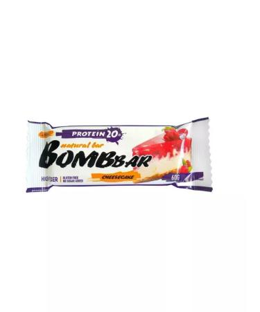 BombBar Batonchik protein raspberry cheesecake 60g 20pcs - Buy Online on GoSupps.com