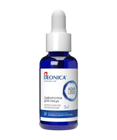 DEONICA A serum for the face moisturizes with hyaluronic acid 30 ml - Buy Online on GoSupps.com