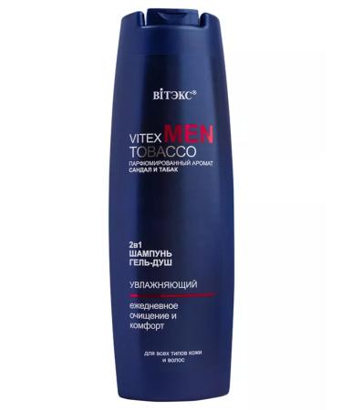 Vitex Hair shampoo and gel-dush 2v1 men tobacco - Buy Online on GoSupps.com