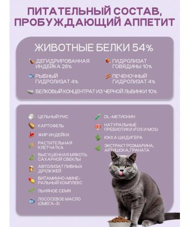 Cosmocat Hypoallergenic food for cats dry 1.8 kg with fish - Buy Online on GoSupps.com