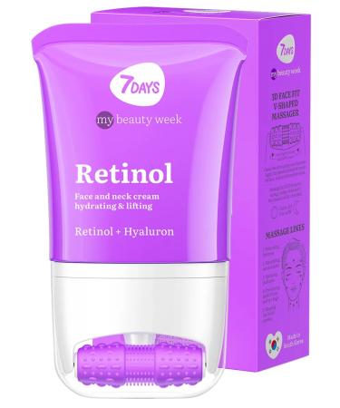 7DAYS Face cream with retinol face massager 80 ml - Buy Online on GoSupps.com