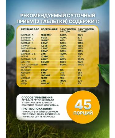 Nature's Plus Vitamins for children Animan Parade with the taste of cherries 90 pcs - Buy Online on GoSupps.com