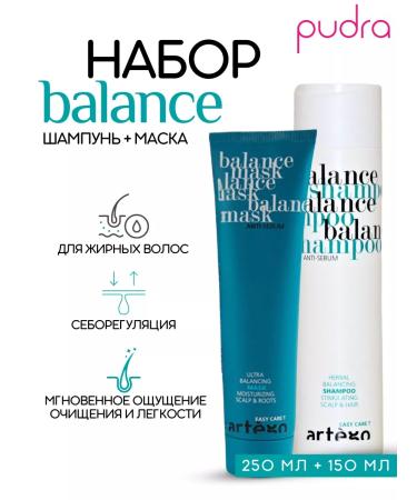Artego Balance greasy hair shampoo + mask