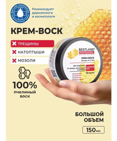 BESTLAND Cream-Vosk from urea cracks for dry skin