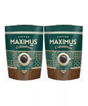 MAXIMUS Natural sublimated coffee 2 packages of 230g - Buy Online on GoSupps.com