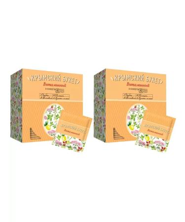 CRIMEAN BOUQUET Vitamin 2 packages of 40 envelopes - Buy Online on GoSupps.com