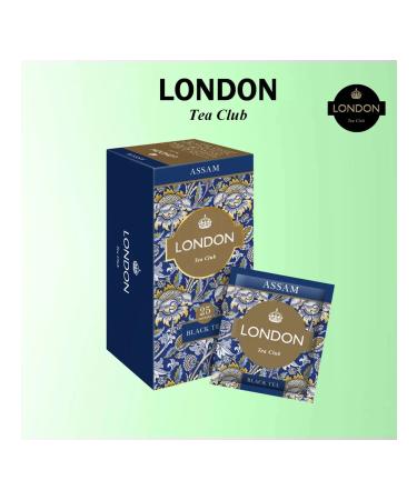 LONDON TEA CLUB Black Baykhovy tea Assam 50 envelopes - Buy Online on GoSupps.com