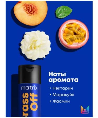 MATRIX Brass OFF shampoo for a cold blond 300ml - Buy Online on GoSupps.com