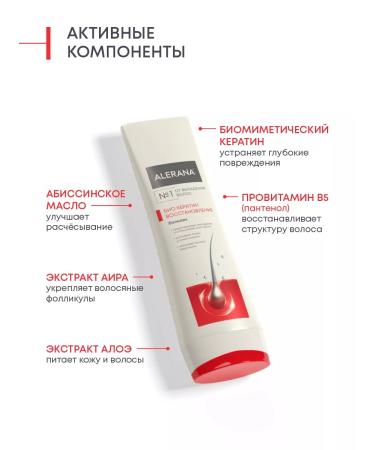 Alerana Hair restoration with keratin - Buy Online on GoSupps.com