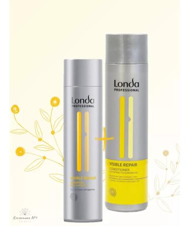 Londa Professional Set of shampoo and hair conditioner Visible Repair 250 ml