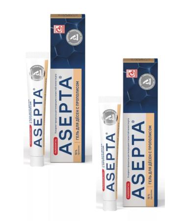 Asepta Plus Gel for gums with propolis 10 g 2pcs