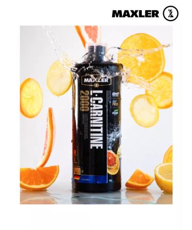 maxler L carnitine liquid 2000 for weight loss Citrus 1000ml - Buy Online on GoSupps.com