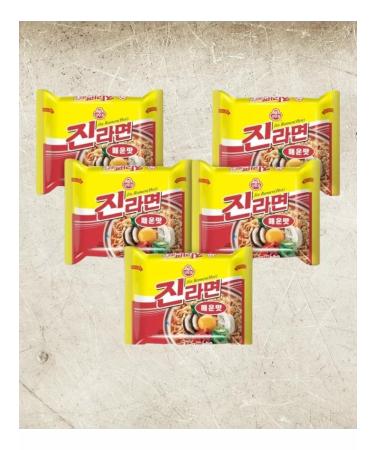 Ottogi Korean noodles are acute 5pcs