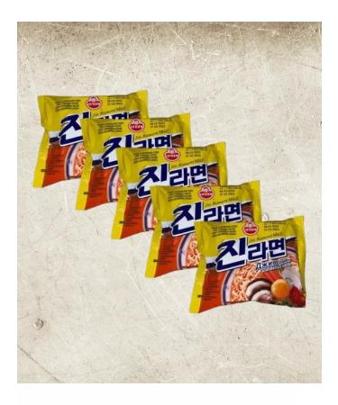 Ottogi Korean noodles medium-sustainable 120 grams x 5 pcs