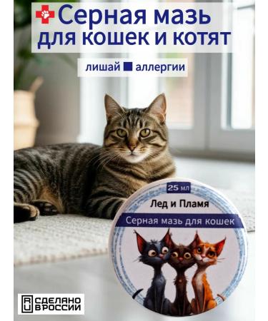 Ice and Fire Sulfuric ointment for cats and kittens
