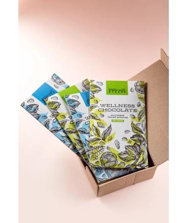 Simbirsk Atelier Milk chocolate Wellness without sugar and gluten set 4 pcs - Buy Online on GoSupps.com