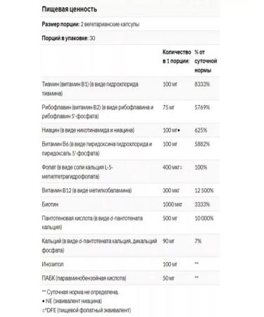 Life extension Full b - complex 60 capsules - Buy Online on GoSupps.com