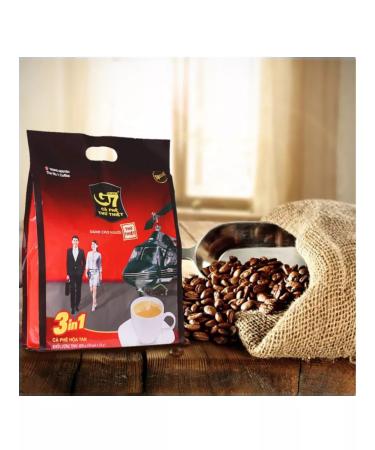 Trung Nguyeng Vietnamese coffee soluble G7 in 50pcs 3 in 1 Original - Buy Online on GoSupps.com