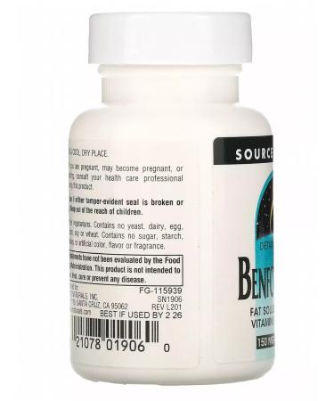 Source Naturals Vitamin B1 Benfotiamine - Buy Online on GoSupps.com