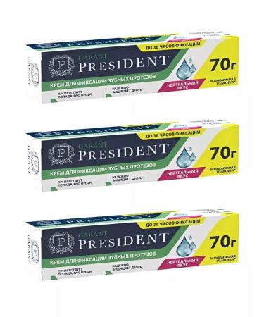 PRESIDENT Garant Cream for fixing dentures 3 pcs