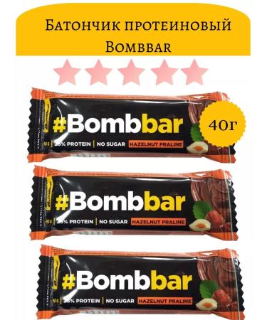 BombBar Batonchik Protein lobe plinen 40g 3pcs