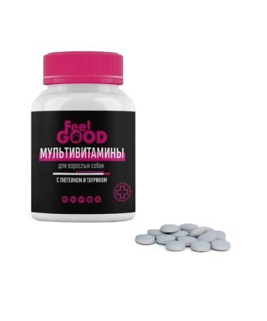 FeelGood Multivitamins for dogs with lutein and taurin 140Tab - Buy Online on GoSupps.com