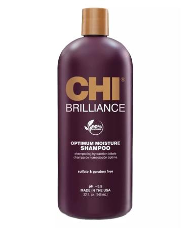 chi Moisturizing restoring hair shampoo Brilliance - Buy Online on GoSupps.com