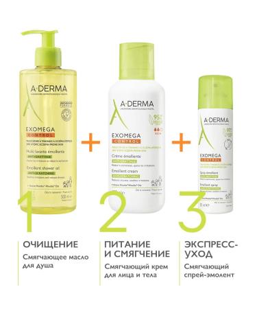 ADERMA Softening oil for shower 500 ml - Buy Online on GoSupps.com