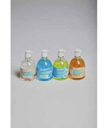 ZIDEZ Liquid soap for hands and body 500 ml. 4 pcs. Assorted - Buy Online on GoSupps.com
