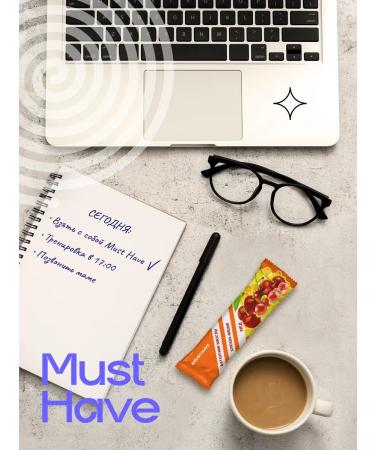 Brain cereal "Cranberry cherry and honey" 25g must have 72pcs - Buy Online on GoSupps.com