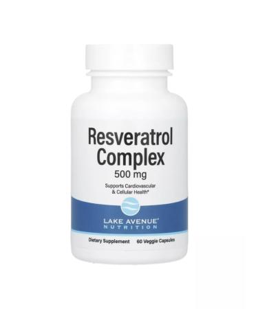Lake Avenue Complex with resveratrol 500 mg 60 capsules - Buy Online on GoSupps.com