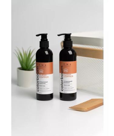 TNL PROFESSIONAL Tinted shampoo with a dispenser (bright copper) - Buy Online on GoSupps.com